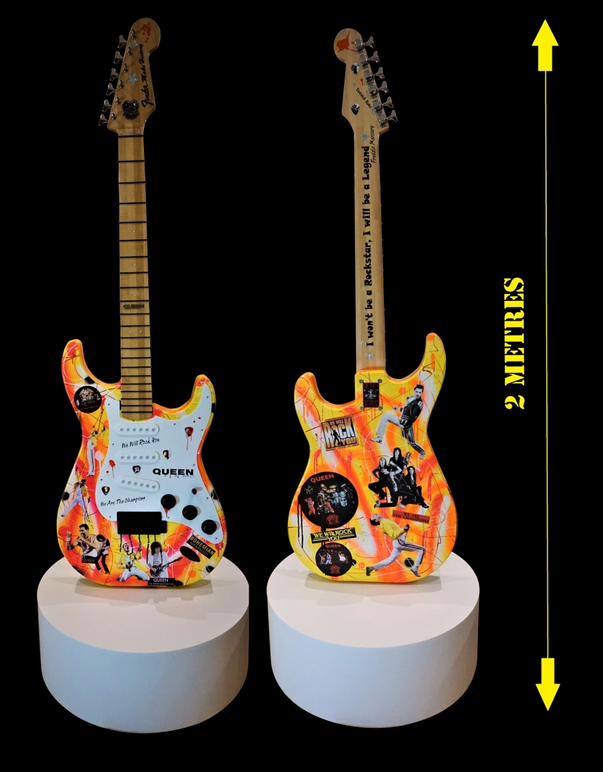 Fender Make History: Queen: 2 métres X 70 cm